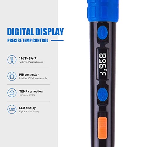 image for Maxwel Manufacturing Soldering Iron Kit Solder Gun - 110V 65W Portable