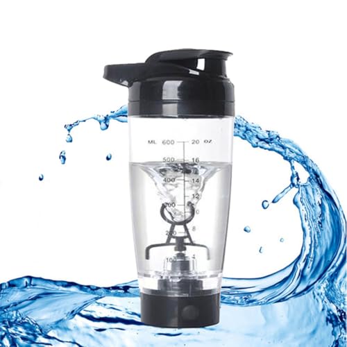 Bouteille shaker électrique 600ml au design ergonomique en PP robuste - 3