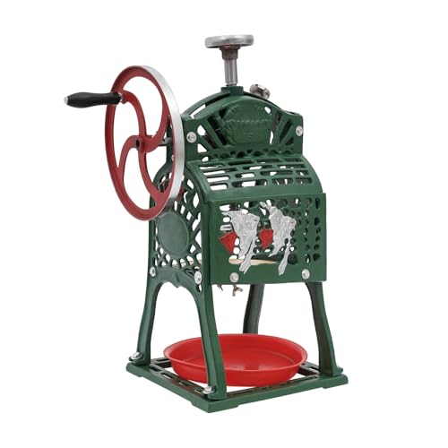 Manual Snow Ice Shaver, Kitchen Assistant Hand-Crank Ice Crusher, Portable Freestanding Manual Ice Crusher, Ensuring Energy-Efficient Home Use in Summer