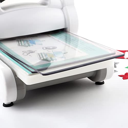 1 paire de plaquettes de découpe standard pour machine à découper, plaques de découpe en plastique polycarbonate transparent compatibles avec machine Big Shot pour gaufrage et loisirs créatifs - 22,5 – vue 4