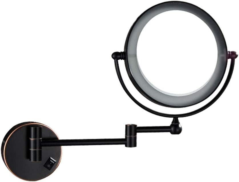 Miroir de maquillage mural LED pour créer un espace coiffeuse lumineux dans la salle de bain