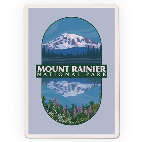 Lantern Press Parque Nacional Mount Rainier Naipes Póker miniatura 3