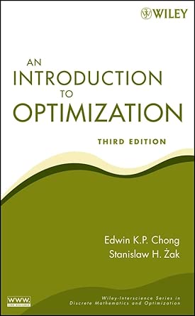 An Introduction to Optimization 3rd Edition book cover
