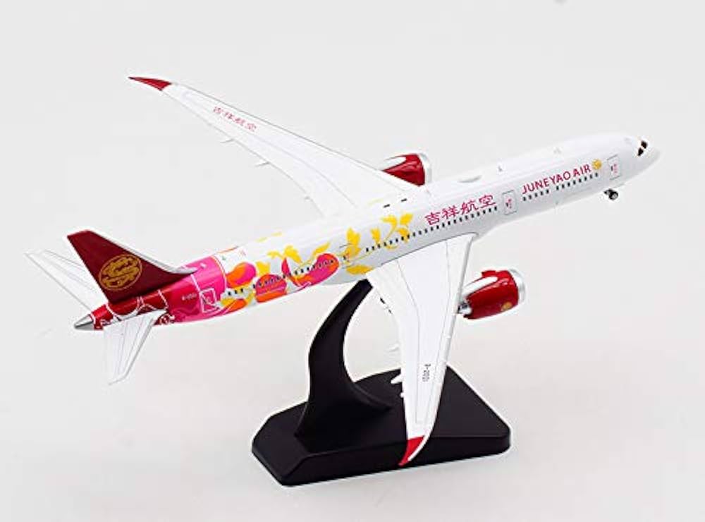 航空機・ヘリコプター phoenix JuneyaoAir Boeing 787-9 1/400 www.JetCollector.com: Juneyao Airlines B787-9 Flower Livery