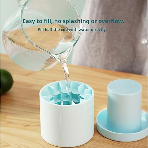 Molde silicona para cubos de hielo cilíndrico 2 piezas miniatura 3
