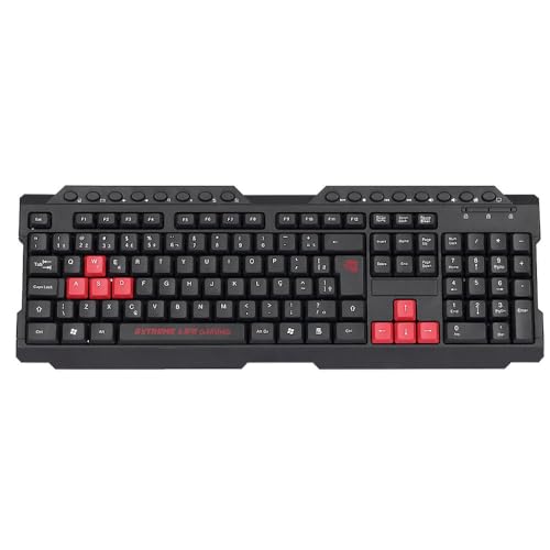 Teclado Gamer Dragon War com 16 Teclas Multim&iacute;dia Cabo Male&aacute;vel de 1,35m e Base Antiderrapante...