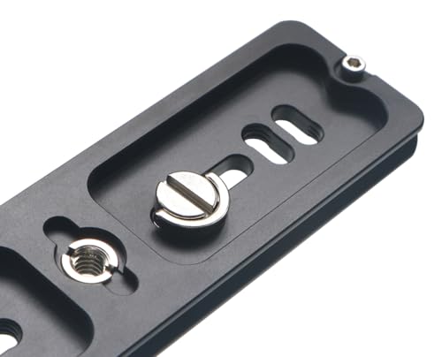 HITHUT PU-150 150mm Lengthened Universal Quick Release QR Plate Telephoto Lens Plate for Tripod Head Ballhead DSLR Camera, Arca-Swiss Compatible