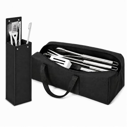 Amylove juego 2 bolsas para utensilios parrilla 24.5"x9.5"x8" miniatura 1