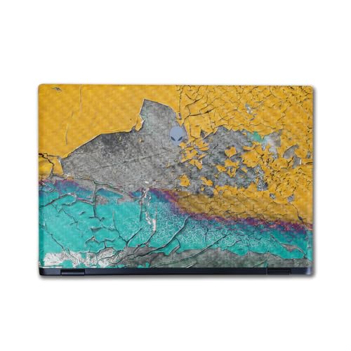 Image of Carbon Fiber Laptop Skin Compatible with Alienware M16 R2 (2024) - Chipped Spill - Premium 3M Vinyl Protective Wrap Decal Cover - Easy to Apply | Crafted in The USA by MightySkins