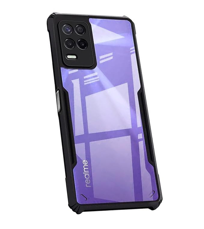 COBERTA Back Cover for Realme Narzo 30 5G Back Cover Case - Black Transparent (B0CGJ852WW) Amazon Price History, Amazon Price Tracker