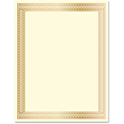 Geographics Traditional Foil Certificates, Gold Foil,8.5 X 11", 100/Pack (47833) #TOP7