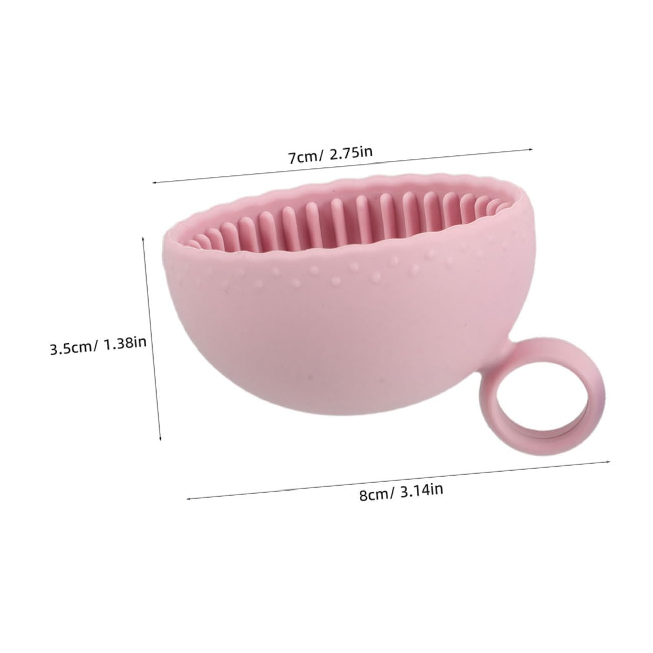 FOMIYES Travel-friendly Makeup Brush Cleaner Bowl 4pcs Silicone Bowl for Thorough Brush Cleaning