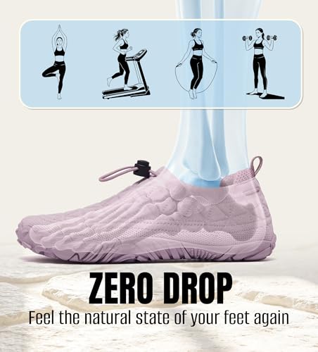 Image of Minimalist Barefoot Shoes for Women Men Wide Toe Zero Drop Lightweight Casual Sneakers