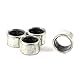 uxcell Gleitlager 4 Stück, 5mm x 8mm x 6mm, Silber, Metall