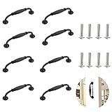 Hohe Qualität:Der schwarz Möbel Griffen besteht aus einer aluminiumlegierung, Möbelgriffe ist nicht leicht zu verformen, rostfrei, langlebig, hart und kann lange verwendet werden.