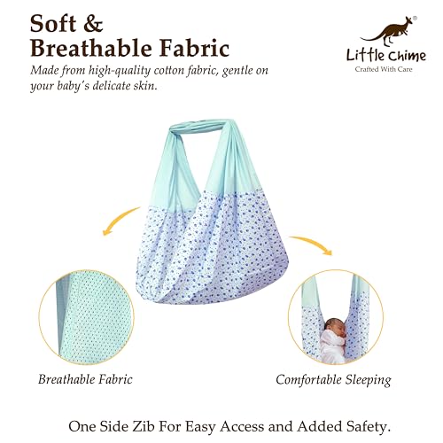 Image of New Born Baby Swing Cradle Set | Hanging Jhula /Jhoola /Palna with Mosquito Net and Triangle Spring Set