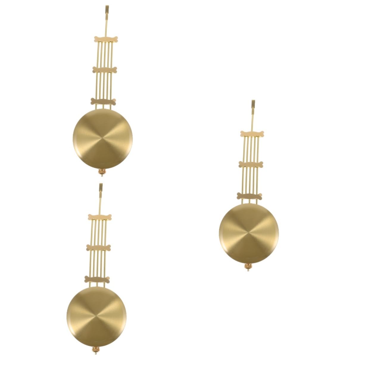3 Pièces Pendule Métallique de Remplacement pour Accessoire DIY pour Créations Uniques du avec Oscillant