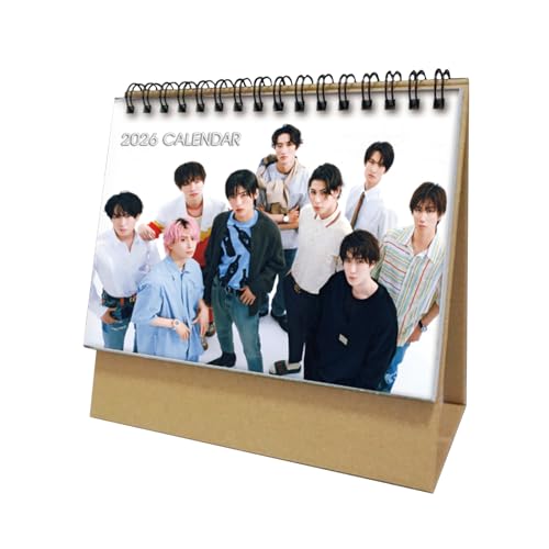 スノーマン カレンダー 2026 年 卓上カレンダー 6 インチ 横長型 片面印刷 萌え系アイテム アニメ風デザイン スケジュール 実用的な記載欄 メモ書き可能 家庭用 オフィス用品 新年 クリスマス お正月 ギフト F タイプ