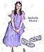 CCJRLM Mirabel Isabela Shoes for Girls Costume Cosplay Dress Up Embroidery Mary-Jane Ballet Shoes Purple