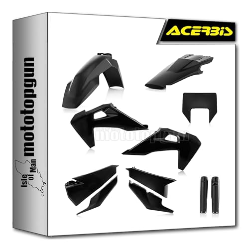 Kit cache carenage noir Acerbis 0024051.090 moto Husqvarna FE 501 2020 2021