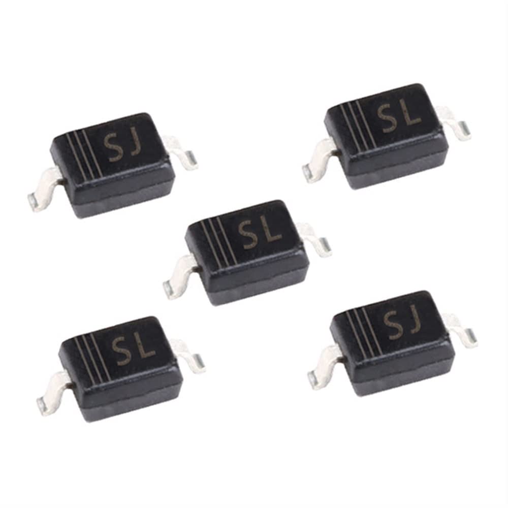 Diodo de Barrera Schottky SMD, 100 Uds., B5819WS SL BAV21WS T3 B5817WS SJ BAS316 BA592 BAT54H BC847AW 20V 30V 40V, SOD-323 (Color : Bas316)