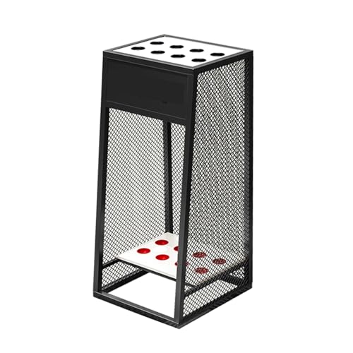 Support queues de billard en fer pour 8 bâtons noir stable - 2