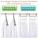 Closet Organizers and Storage, Magic Space Saving Hanger for 40 Heavy Clothes, Smart 360° Swivel Hook Cascading Hangers, Closet Organization Clothes Hangers, College Dorm Room Essentials for Girls