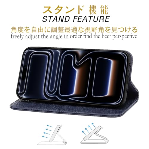 NanHou iPhone 17 Pro Max ケース 本革 手帳型 カバー の商品画像 2
