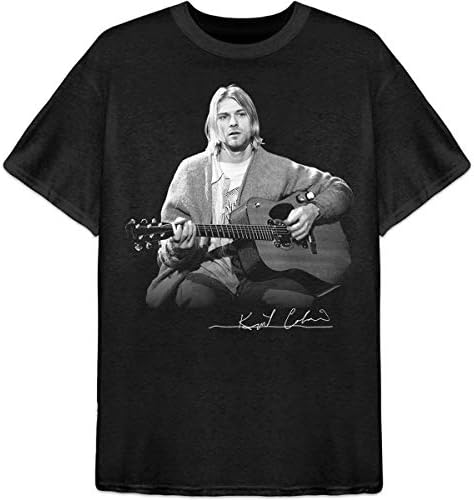 Amazon.com: Kurt Cobain Unplugged Official Tee T-Shirt Mens