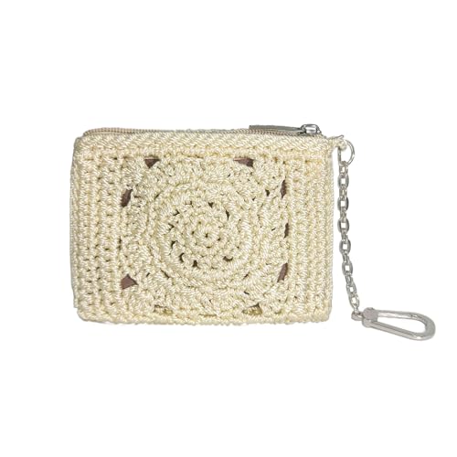 Eiyye Card Holder Wallet for Women Crochet Credit...