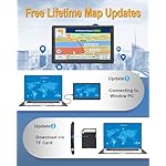 N700 GPS Navigator for Car Truck RV 2025,Truck GPS Commercial Drivers,Trucker GPS for semi Truck,Free Lifetime Maps Updates,7 inch Touchscreen,Custom Truck Routing,Driver Alerts - Image 2