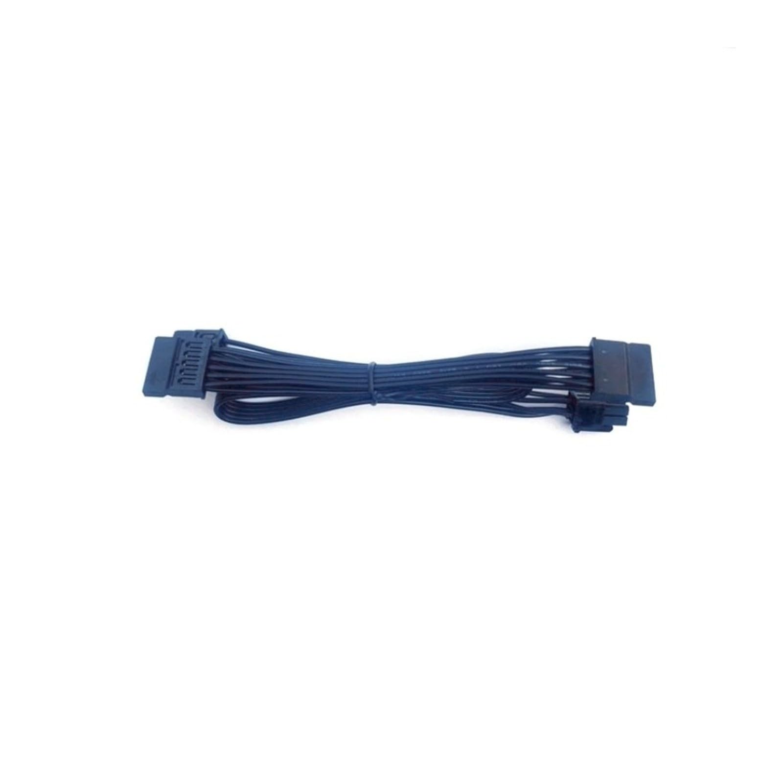 Generico Cavo modulare dritto da 6 pin a 3 SATA 18 AWG