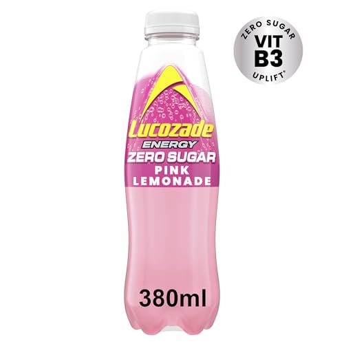 Lucozade Energy Zero Sugar Pink Lemonade 4X380 ml