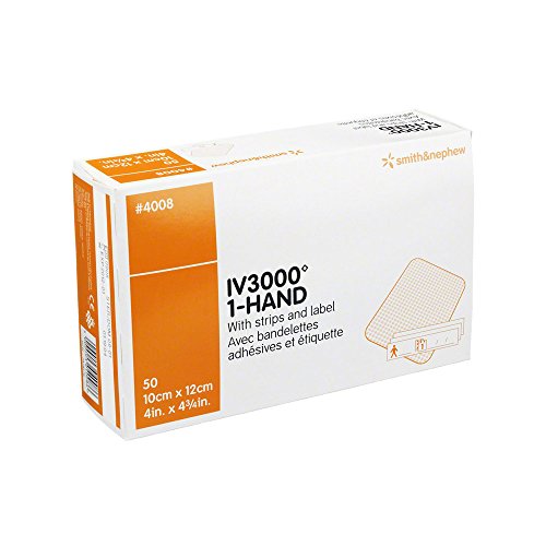ZAMA Opsite IV3000 Transparent Dressing, 4 x 4.75 Inch, 4008 Box of 50