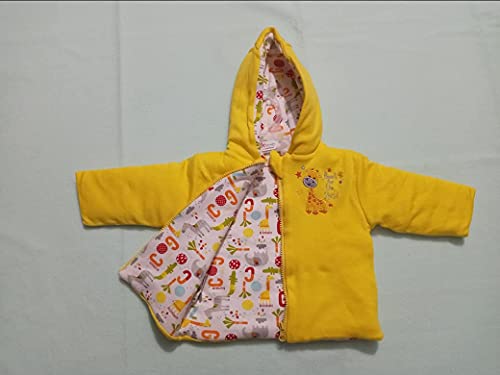 Image of Navy zone Baby Reversible Sweater Jacket - Baby Jacket /Winter Jackets for Toddler Girls /Boys- Sweater for Baby Girls /Baby Boys (OR, 0-6 Months)