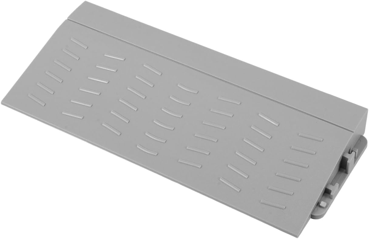 Healeved Threshold Ramp for Doorways - Grey Plastic Step Ramp for Sweeping and Wheelchairs, Solves Curb and Step Obstacles, Easy Installation for Home and Office Use