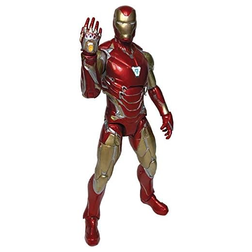 DIAMOND SELECT TOYS Marvel Select: Avengers Endgame Iron Man Mk85 Action Figure, Multicolor