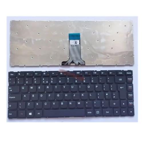 Clavier Lenovo IdeaPad 100S-14IBR noir rechange ordinateur portable touches UK QWERTY