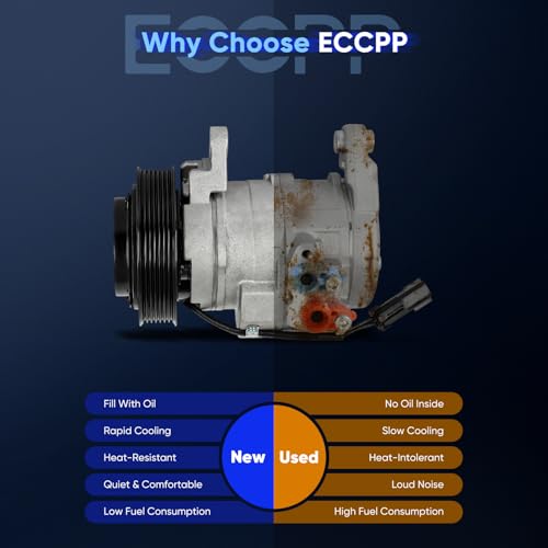 Image of ECCPP A /C Compressor with Clutch Fit for Dodge Durango 5.7L 2004-2008 | Fit for Chrysler Aspen 5.7L 2007-2008 Fast Cooling AC Compressor
