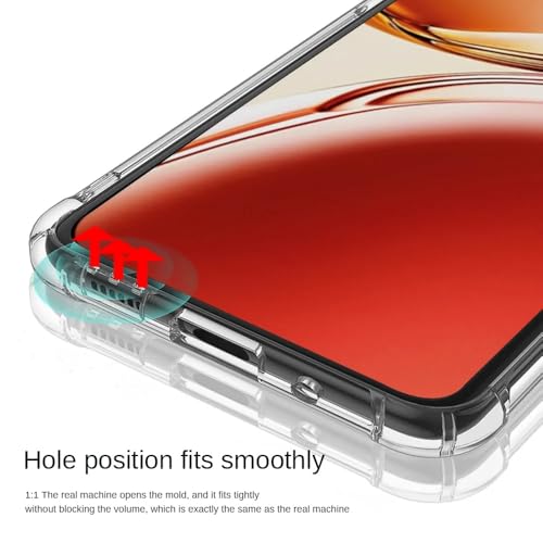 Image of REALCASE Silicone Oppo F29 5G Back Cover Case, Scratch Resistant Protective Crystal Clear Transparent Shock Proof Bumper Back Cover Case for Oppo F29 5G