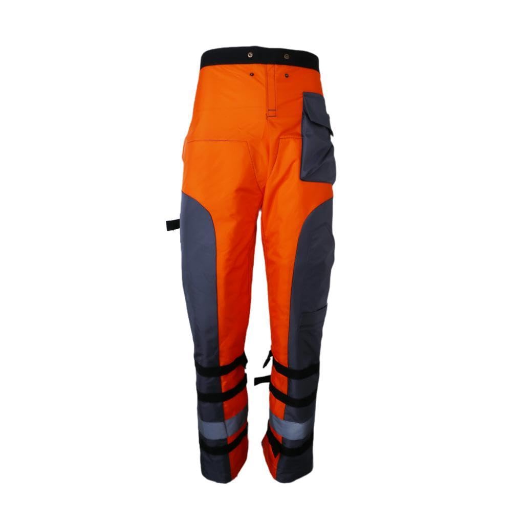 Chaps Chainsaw Chaps Chainsaw Chaps Grembiule Wrap Uomini Donne Motosega Attrezzatura di Sicurezza L Arancione