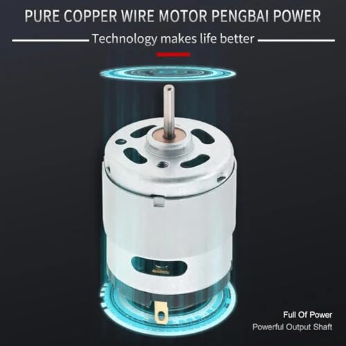 Micro moteur électrique pour sèche-cheveux et ventilateur de table DIY - 6