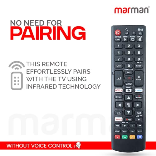 Image of marman Compatible with LG Smart TV Remote Control Original Model RM-L1616 Suitable for LED OLED LCD UHD Plasma Android Television AKB75095303 Without Voice Command and Google Assistant