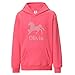 Girl's Personalised Horse Riding Crystallised Equestrian Hoodie Varsany