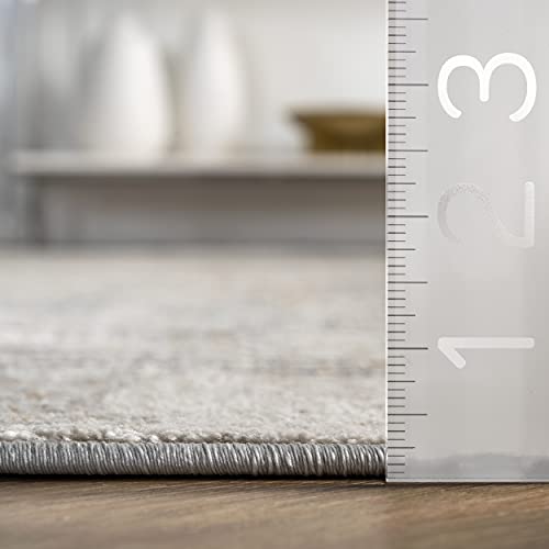 nuLOOM Alice Tapete Corredor Gris Claro/Ivory 2'6" x 6' miniatura 2