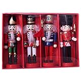 Casse-noisette de bureau en bois : cette marionnette casse-noisette décorative et créative peut être utilisée pour décorer votre maison, hôtel, restaurant, café, etc. ornement de noël casse-noisette