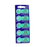 Sony Silver Oxide Batteries Size 379 (SR521SW)(Pack of 5)