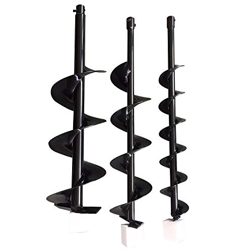 Lenjkyyo 52Cc 2.3Hp Auger Post Hole Digger, Electric Handheld Post Hole Digger, Gas-Powered Fence Ground Drill With 4"/6"/8" Bit Borer For Ice Fishing/Garden Planting #TOP3