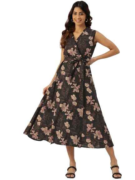 feranoid Angrakha Sleeveless Wrap Around Dress-picture-15