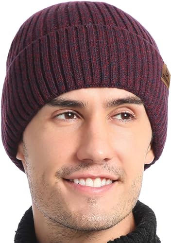 Image of DENIMHOLIC Winter Cap for Men & Women, Beanie Cap for Men Woolen Cap for Men & Women, Beanie Cap for Women